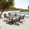 Armen Living Koala and Clip 5 Piece Dining Set in Light Eucalyptus Wood and Metal with Gray Rope 840254332331 - alternate 9